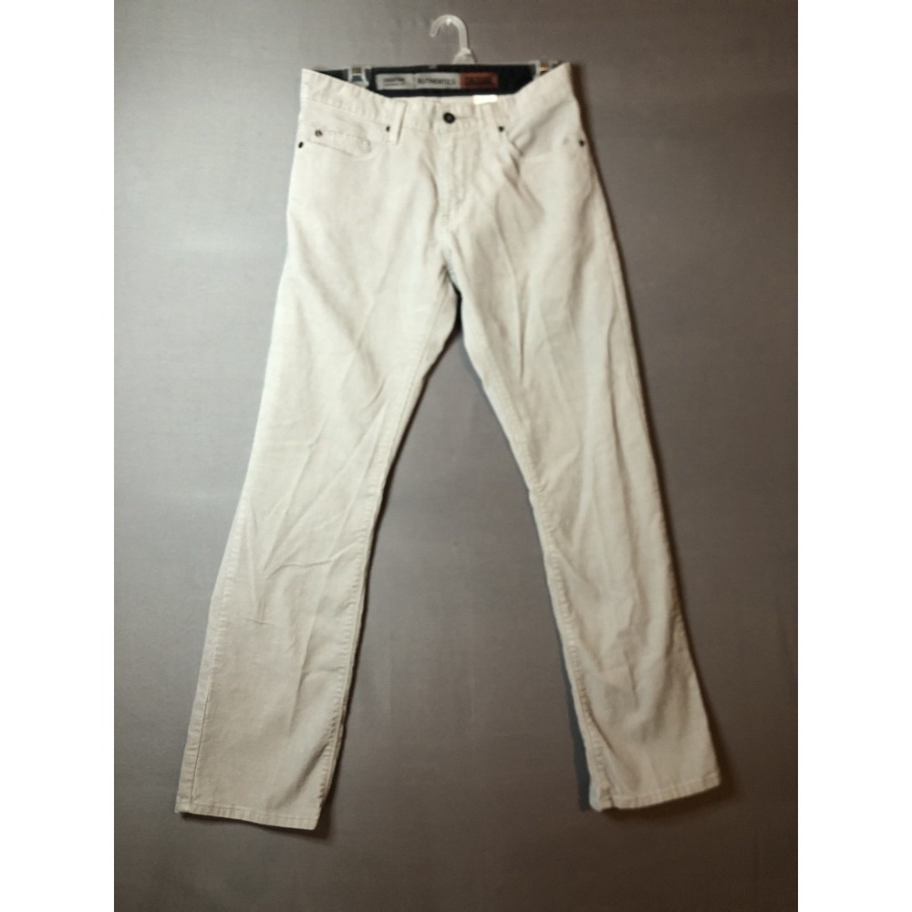 Levi Signature Mens Authentics Slim Straight Corduroy Pants Tan 30x30